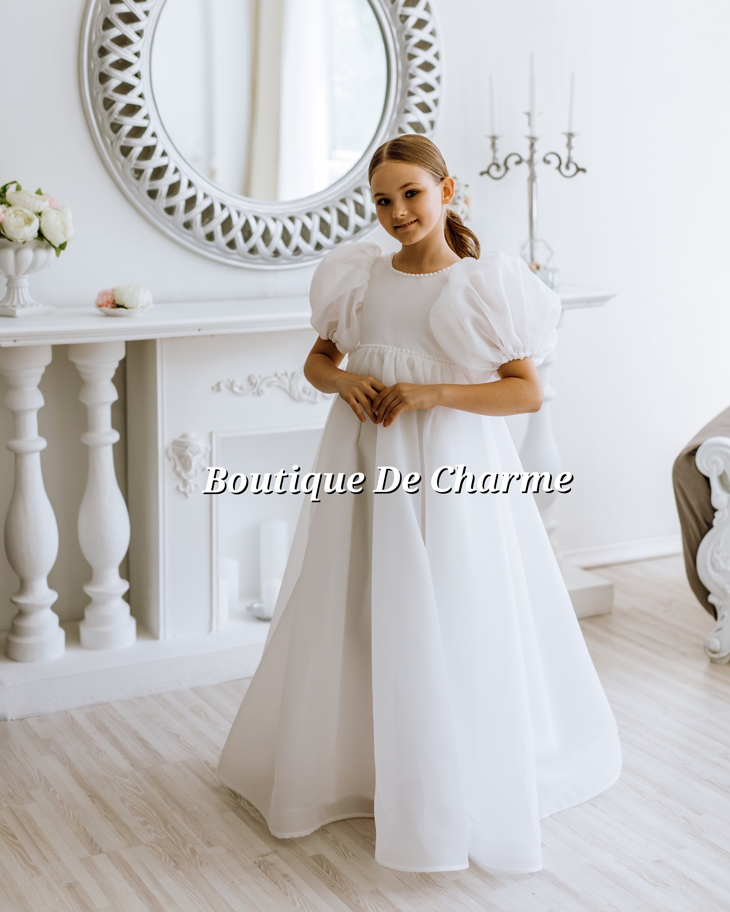 ODASDO Abito Da Principessa Per Bambina Con Paillettes E Fiocco - Vestito Tutù Per Matrimoni, Feste Di Compleanno E Concorsi (6 Mesi - 11 Anni)