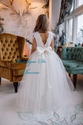 Flower Girls Dress,Baptism Dress,White Flower Girl Dress,First Communion Dress,Ivory Flower Girl Dress,Blessing dress,Flower girl dress