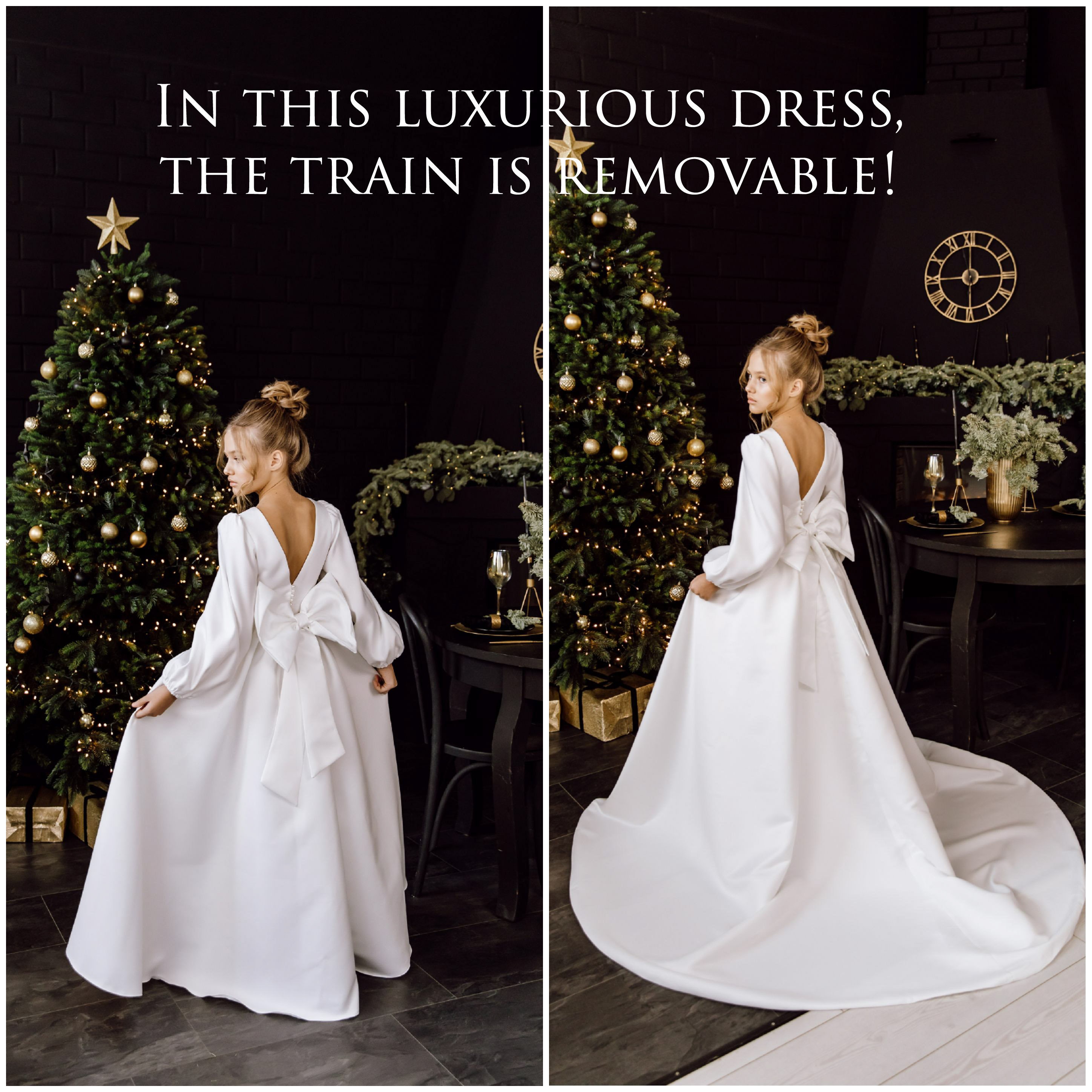 Ivory Flower Girl Dress Baby Flower Girl Dresssatin Girl Etsy