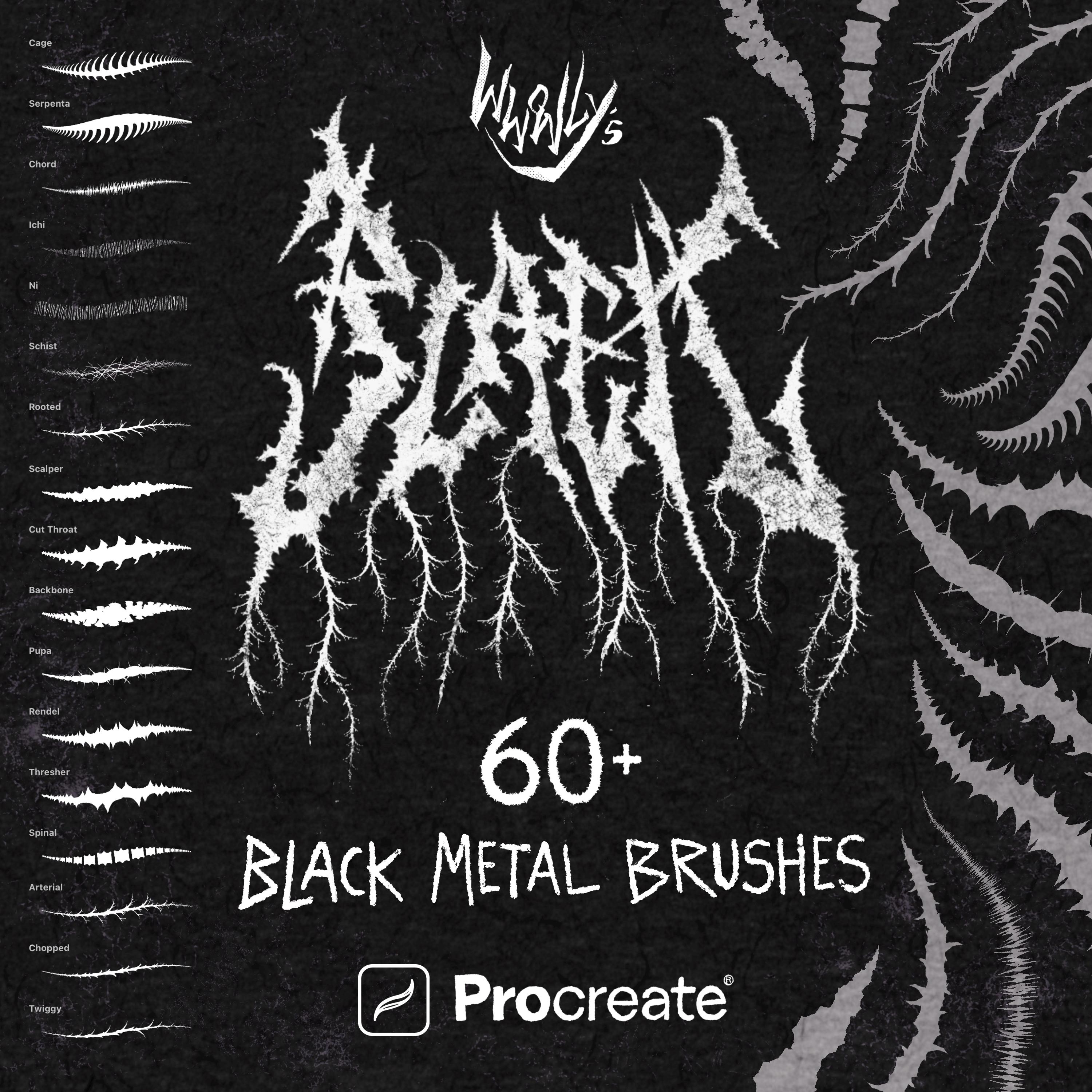 Muerte de metal negro - Etsy México, image size:3000x3000