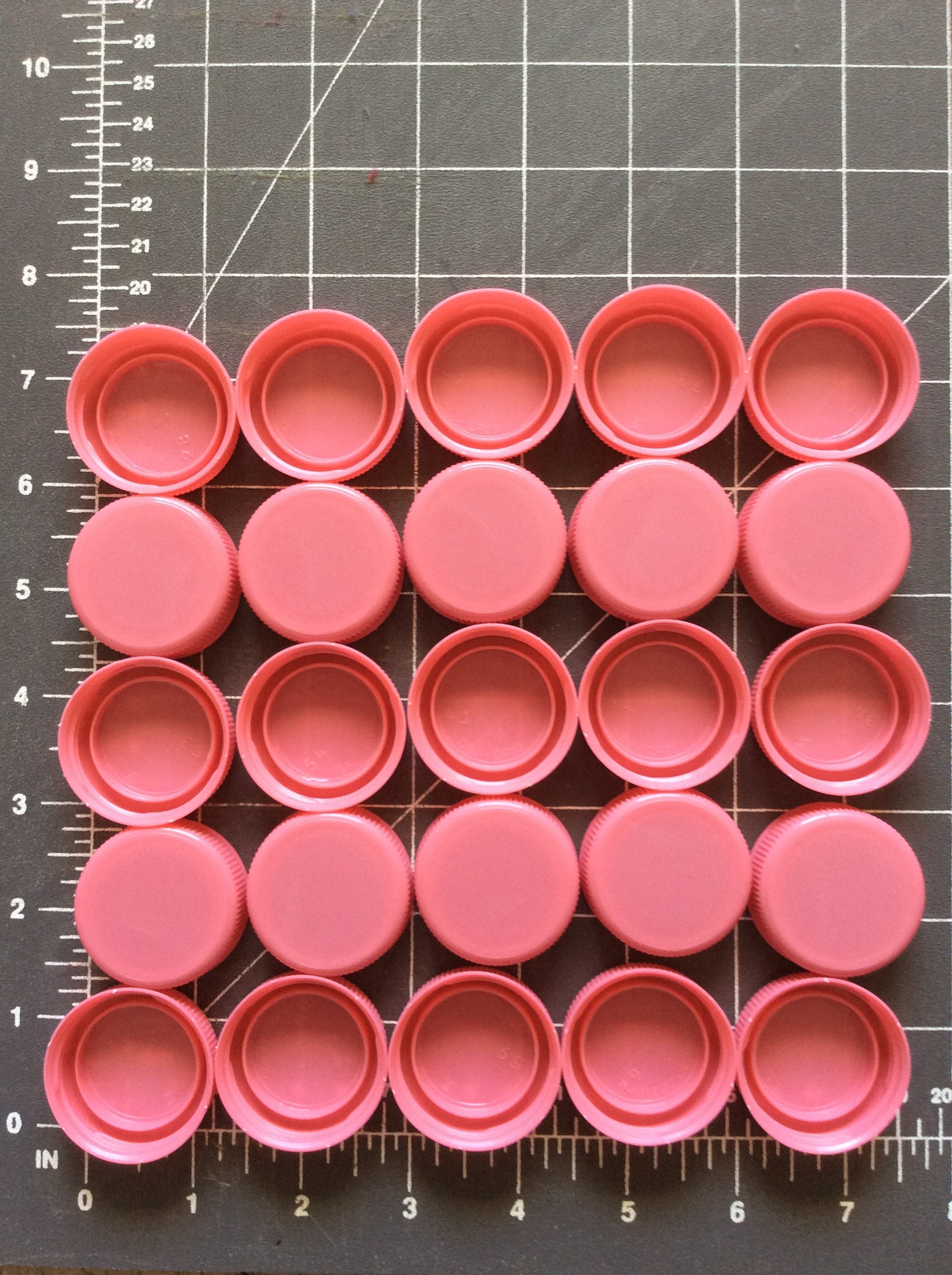 50 Milk Jug Caps Pink Etsy Canada