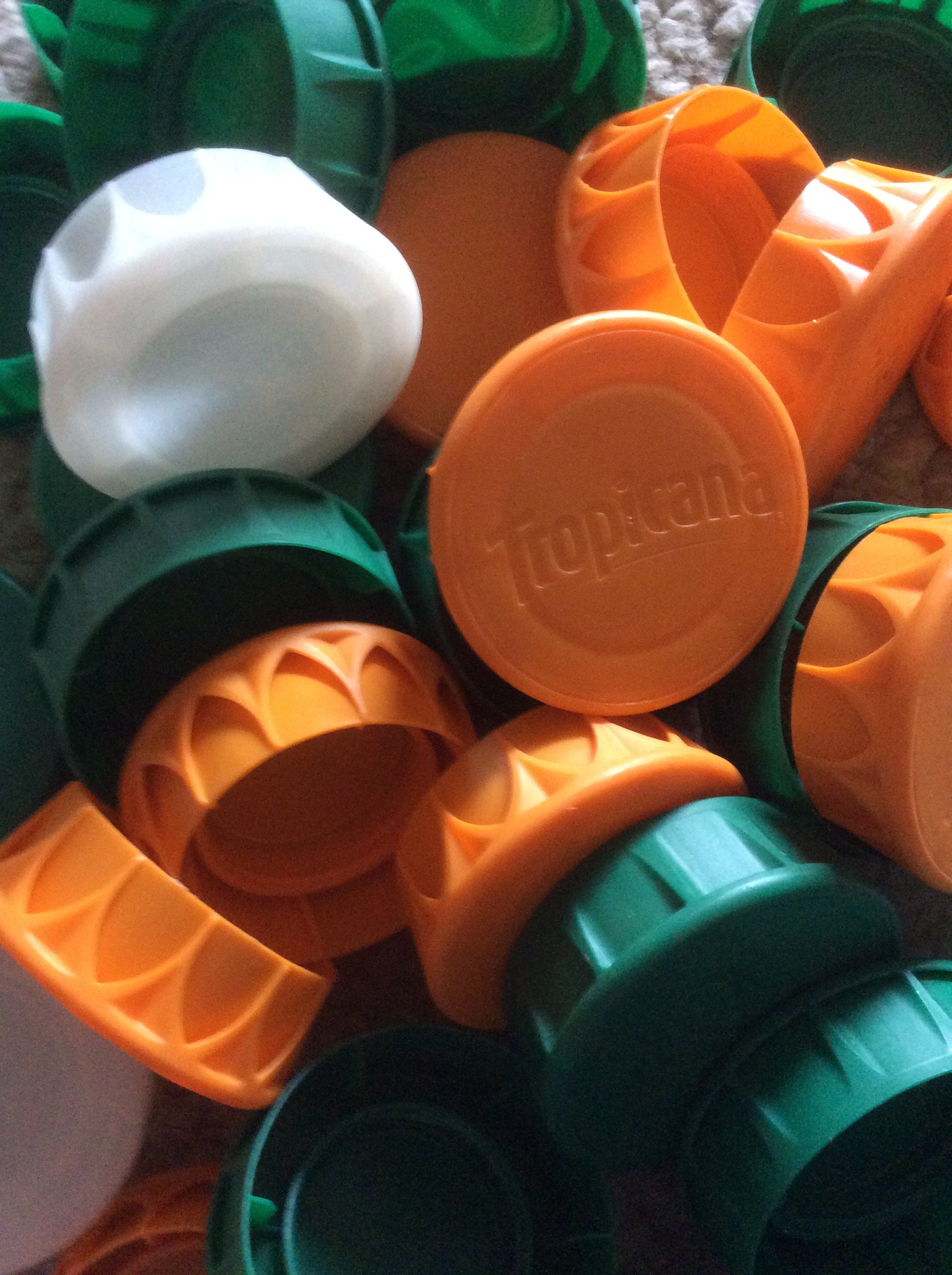 25 large juice bottle caps Etsy