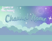 Cloud Sparkle Video Intro Template (Digital Download, Canva)
