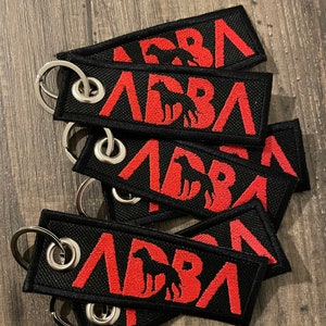 ADBA PITBULL keychain key ring