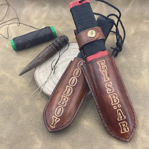 Just the SHEATH for breakstick. Break stick. Customizable genuine leather. Carry your Wedge attached to your belt with this sheath.