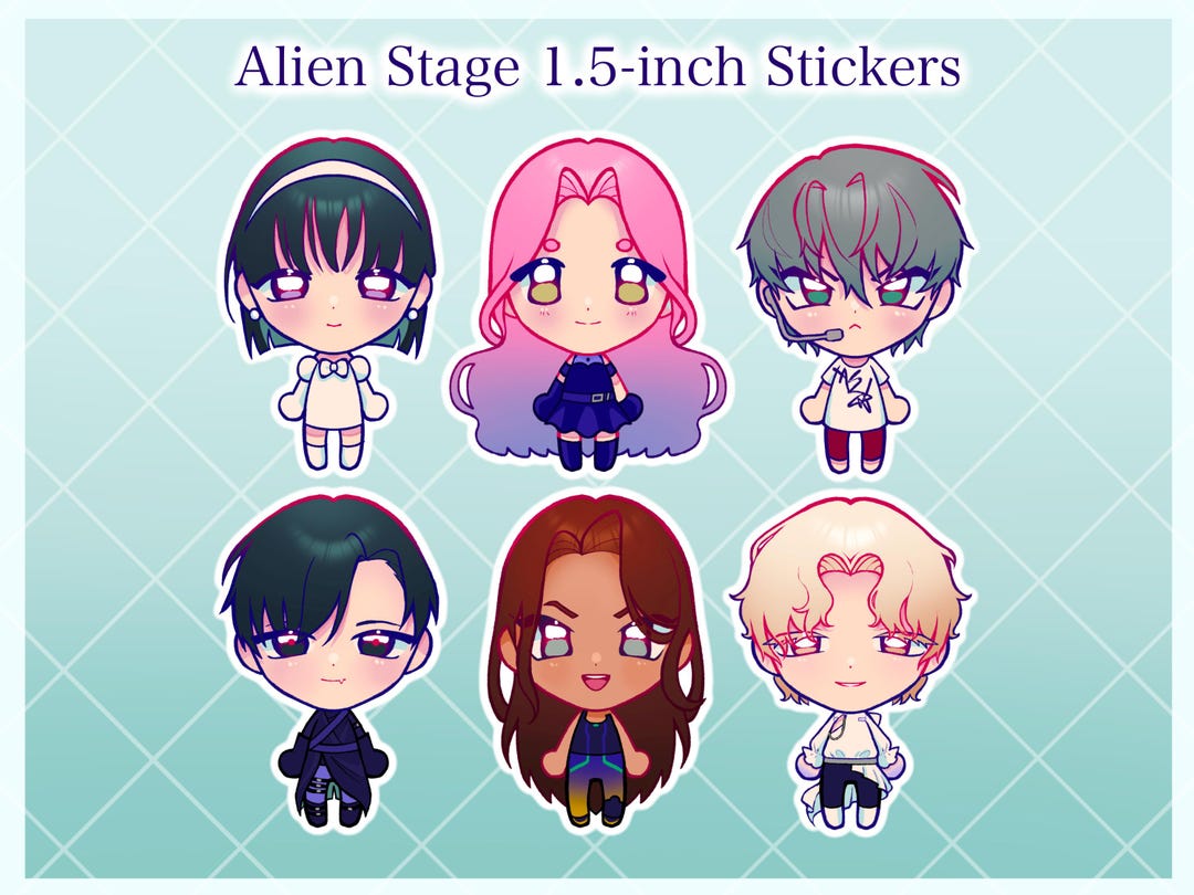 Alien Stage - 1.5 Inch Stickers - Etsy