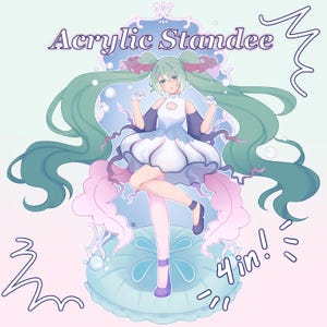 Jellyfish Hatsune Miku Acrylic Standee