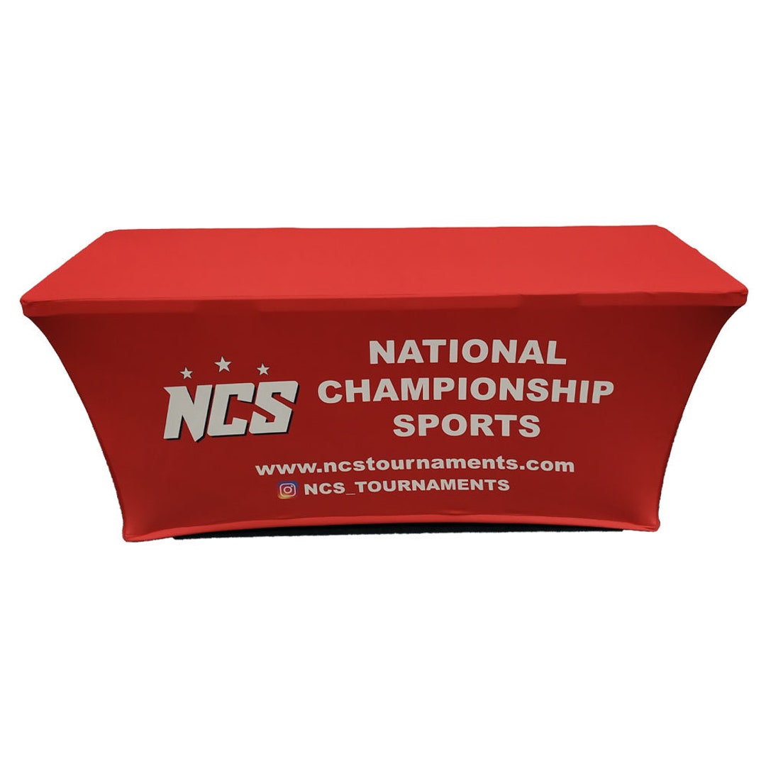 Custom 6ft. 4sided Multi Stretch Table Cloth Etsy