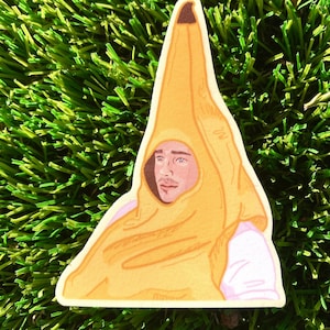 Charles Leclerc Bananenkostüm | Ferrari Aufkleber | Umweltfreundliche Verpackung!