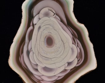 アンモライト 40x30mm フリーフォーム カボション　ジェム ルース カナダ Ammonite Rainbow カナダ産アンモライト宝石：天然フリーフォーム風水ペンダント - Etsy 日本