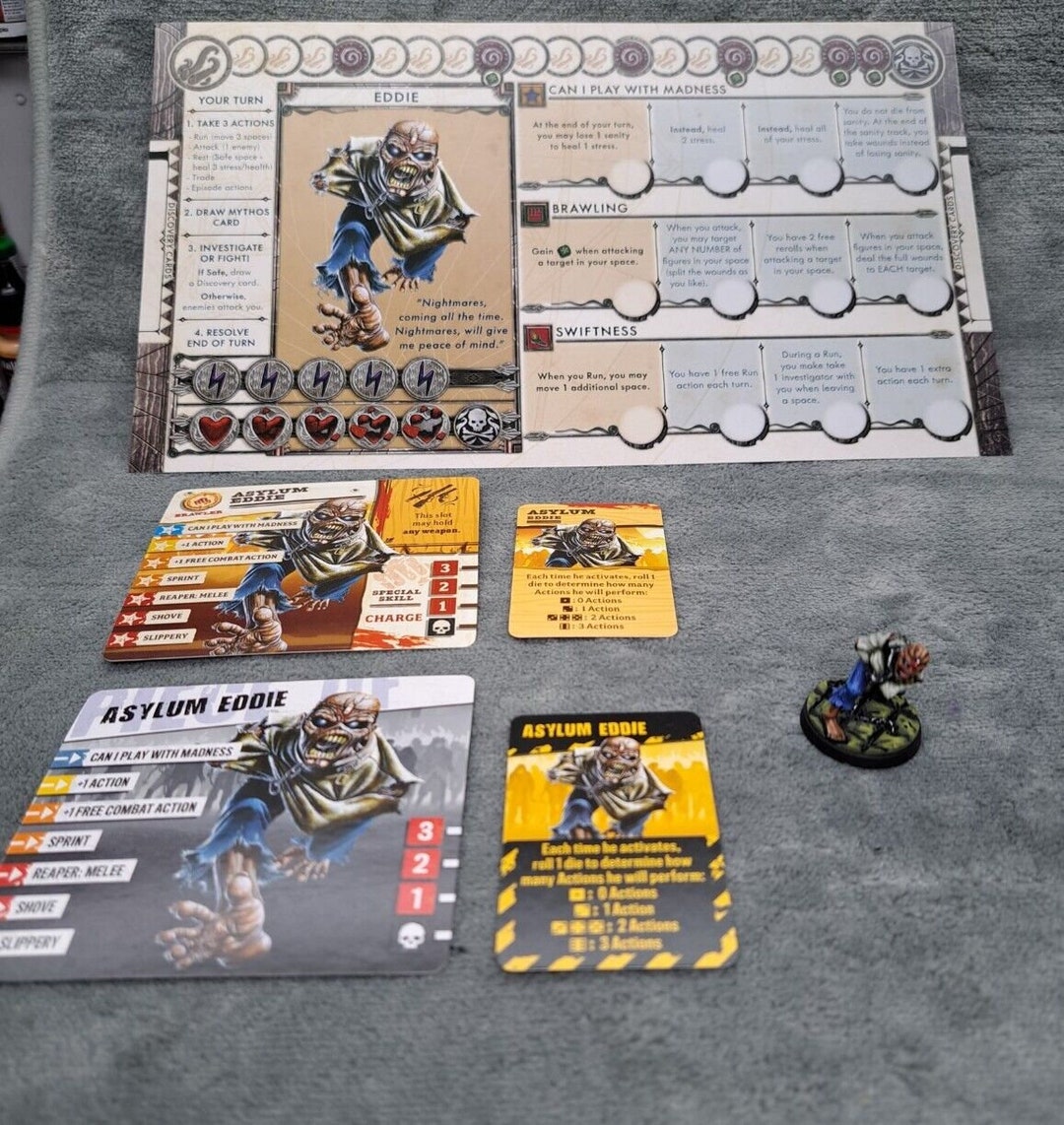 PAINTED Iron Maiden Zombicide 2nd /u.o.a and Cthulu D.M.D Etsy