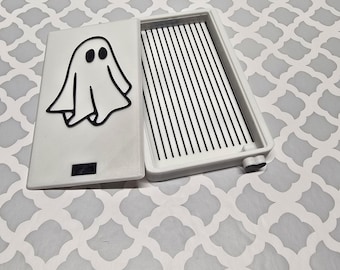 Halloween Ghost Diamond Painting Tray with Lid, Drill Art Accessory