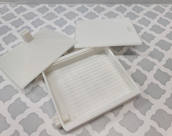 Mini Diamond Painting Tray, Multiplacing Tray with Funnel Lid