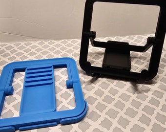 Foldable Book and Tablet Holder, Portable Travel Stand
