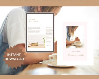 Epheser Bibelleseplan, christlicher Studienführer (Digitaler Download)