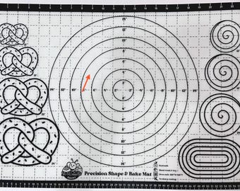 IMPERFECTION SALE  Shape & Bake Oven Safe XLarge Silicone Premium Food Mat. Big Price DISCOUNTED for small area minor factory misprint