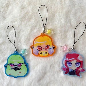 Splatoon - Agent Colored Acrylic Charm, Keychain