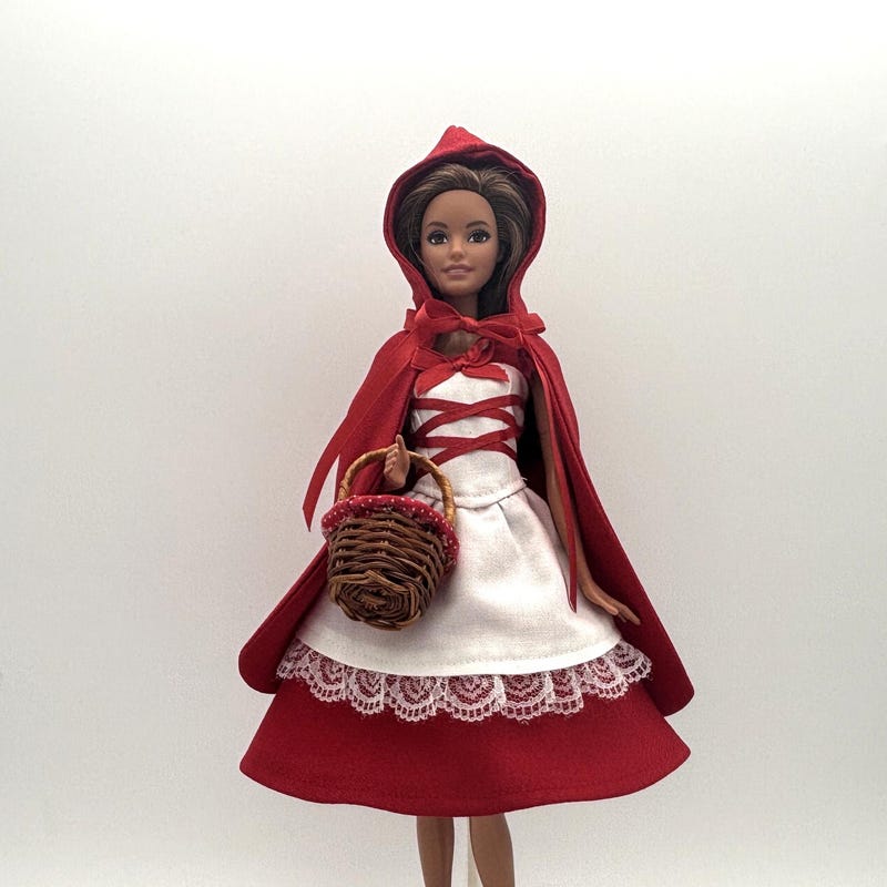 Red Riding Hood Doll - Etsy