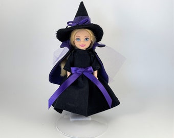 Chelsea  - Black and Purple Witch Costume - Halloween