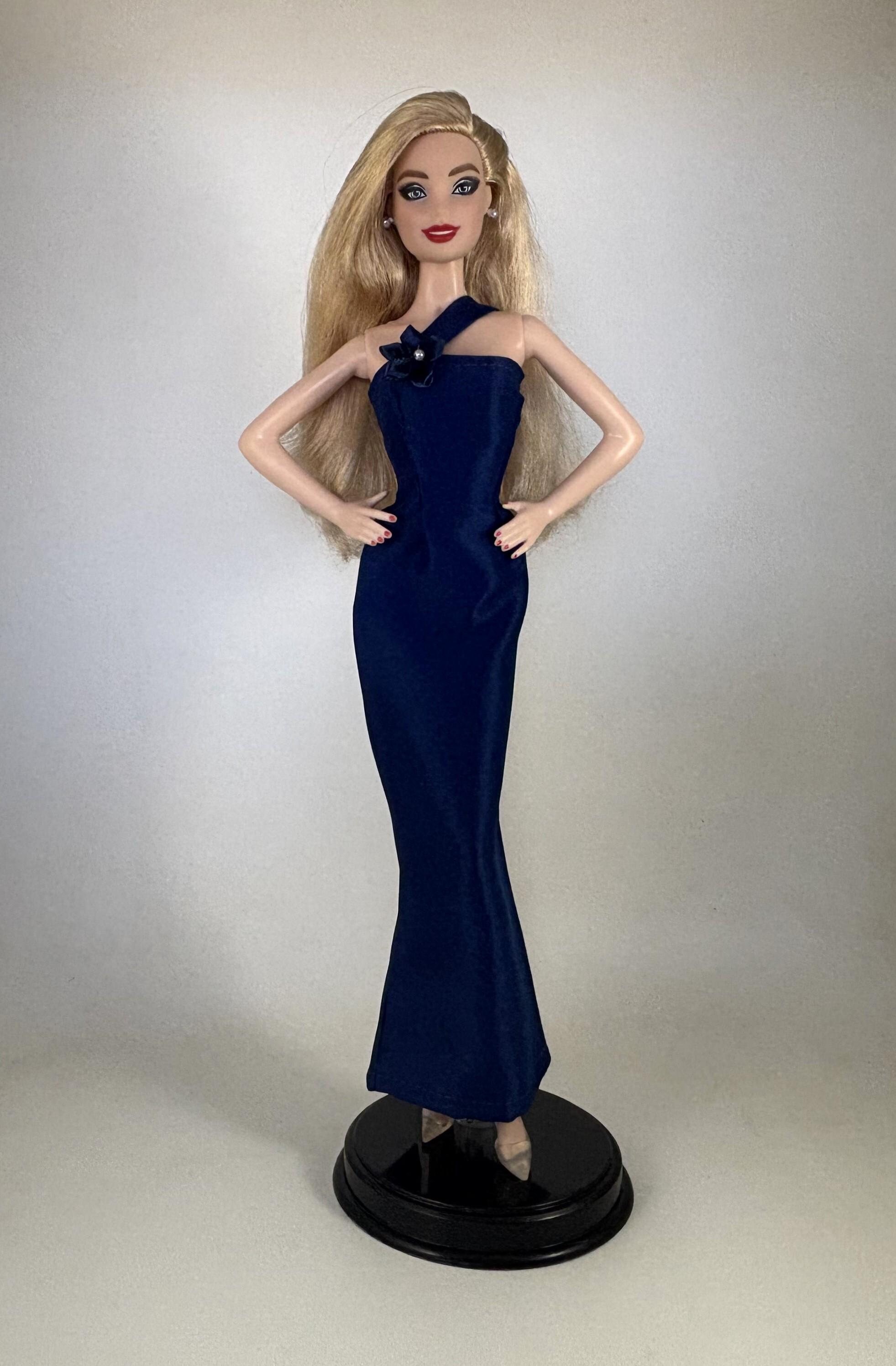 Blue Barbie Gown - Etsy Blue Barbie Gown - Etsy