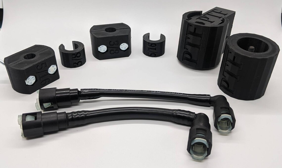 Nylon Plastic Fuel Gas Line Hose Repair Tool Kit 5/16 AN5 3/8 AN6 Etsy
