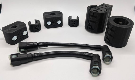 Nylon Plastic Fuel Gas Line Hose Repair Tool Kit 5/16 AN5 3/8 AN6