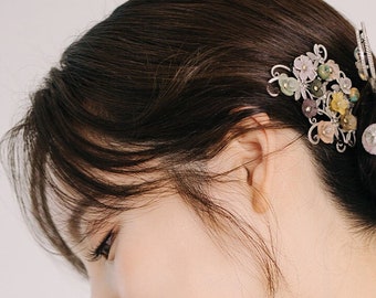 hanbok hair accessories hair stick silverKorean fashion jewelry