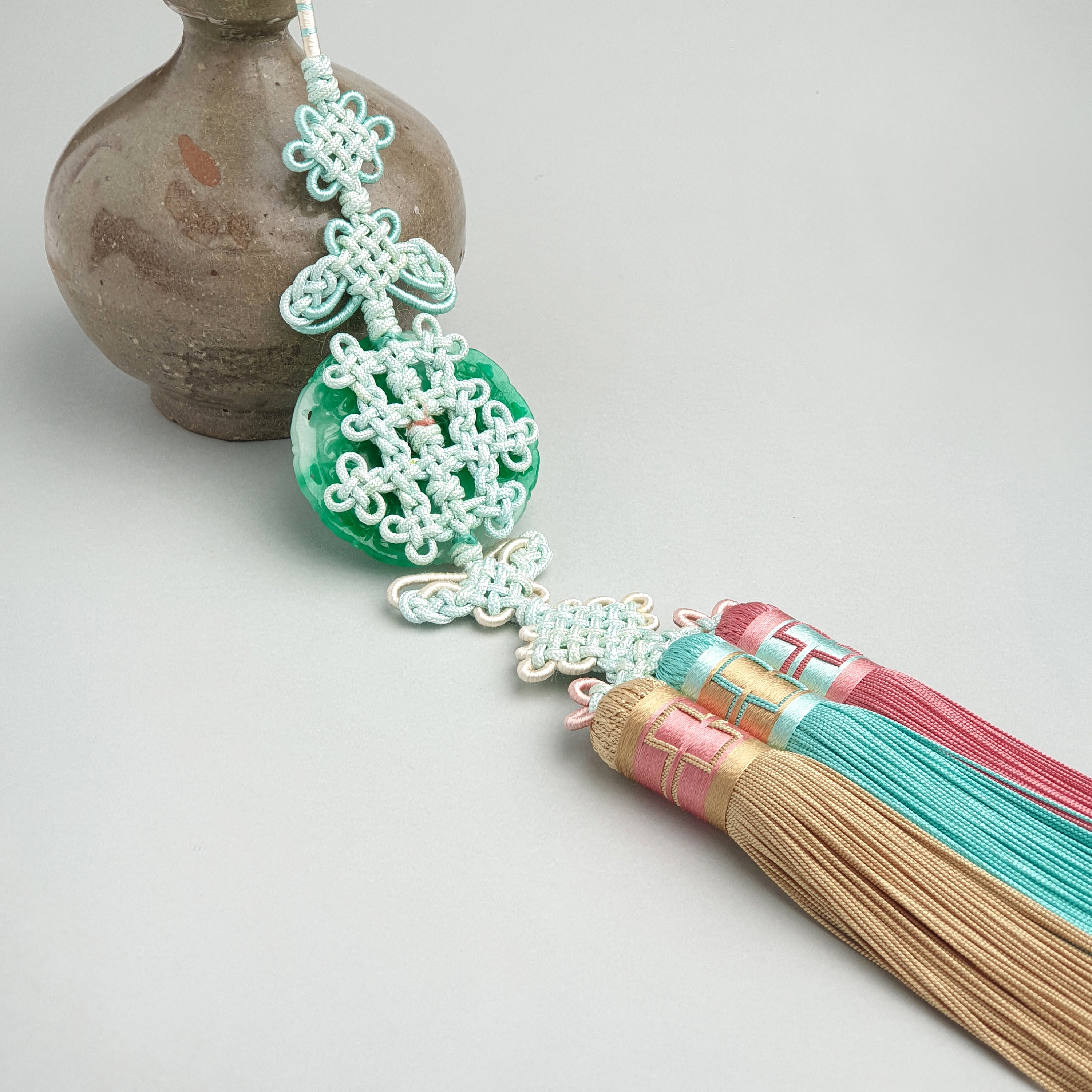 노리개 LIMITED Korean Silk Jade Norigae - High Quality Korean