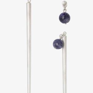 binyeo 비녀 Natural Lapis Lazuli flower silver Seoul NASCHENKA Traditional Korean handmade hair stick pins with silver binyeo 비녀
