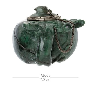 natural jade teapot ,collection of jade decorative kettle, tea kettle, antique tea kettle, vintage tea kettle , water kettle