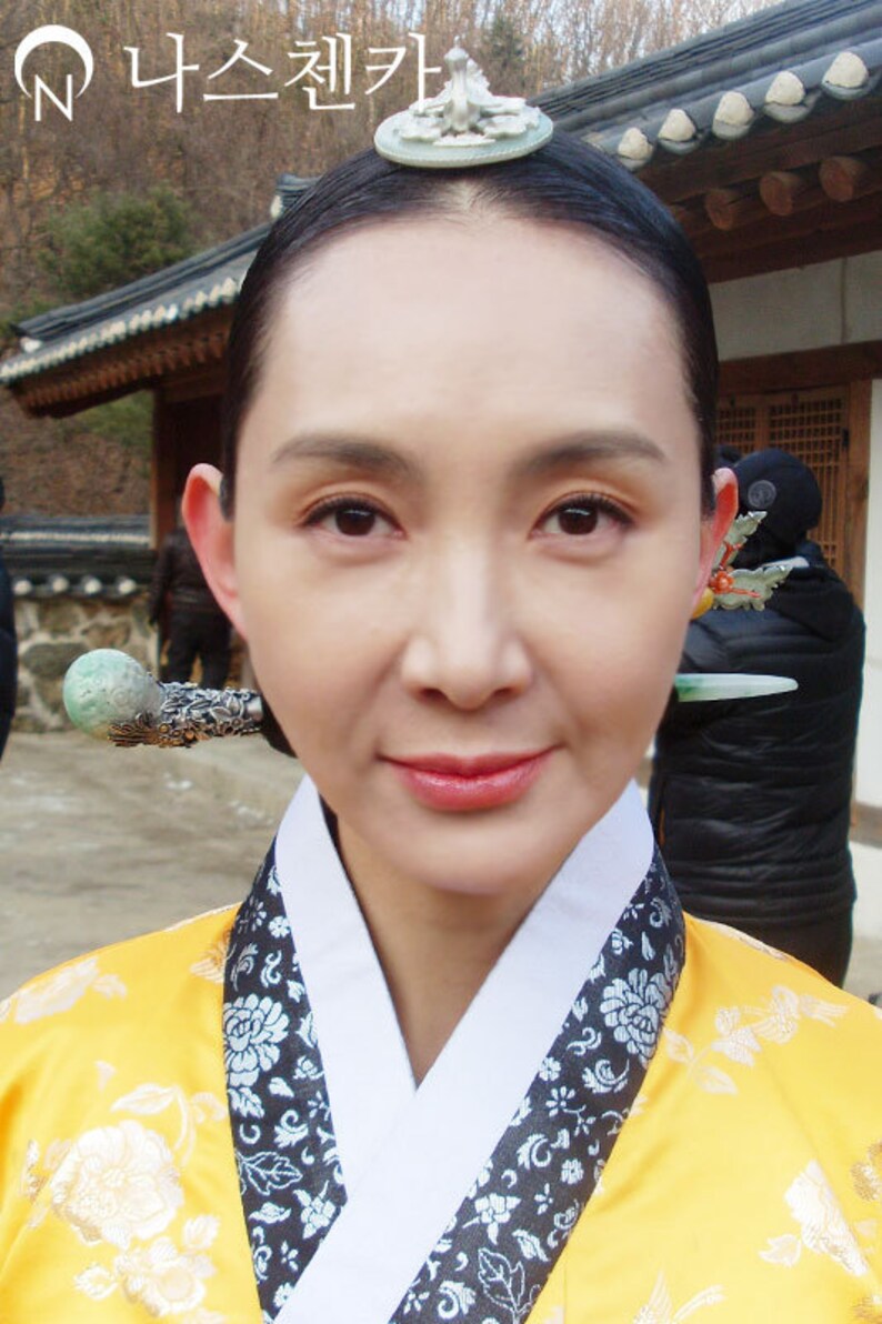 Cheopji – Traditional Korean Hair Ornament Korean Hanbok Tiara ...