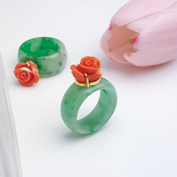 Rings Korean Hanbok Handmade Ring Adjustable Design Jade Wedding Hanbok Ring  Gift for Woman MGR9 - Etsy
