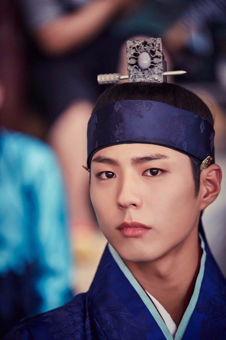 Seoul Korean art, park bo gum korean king jewelry by naschenka Joseon Jewelry Chosun Hair man's barrette AccessoriesKorean fashion jewelry image 5