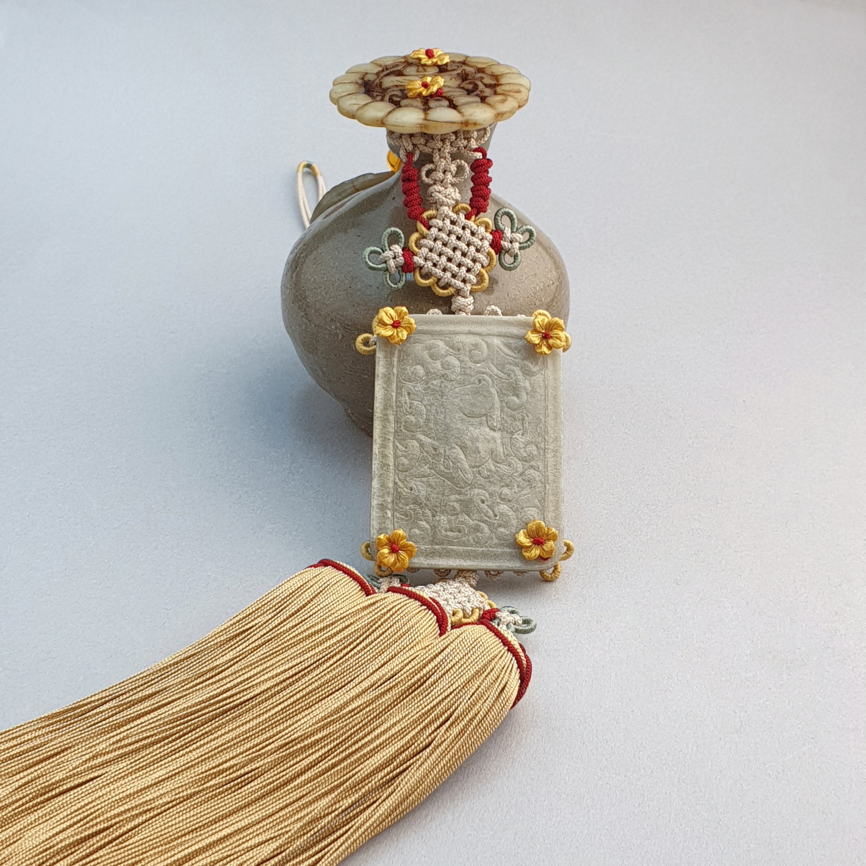 Korea Norigae (노리개) Silk 노리개 Handmade Silk Hanbok Norigae