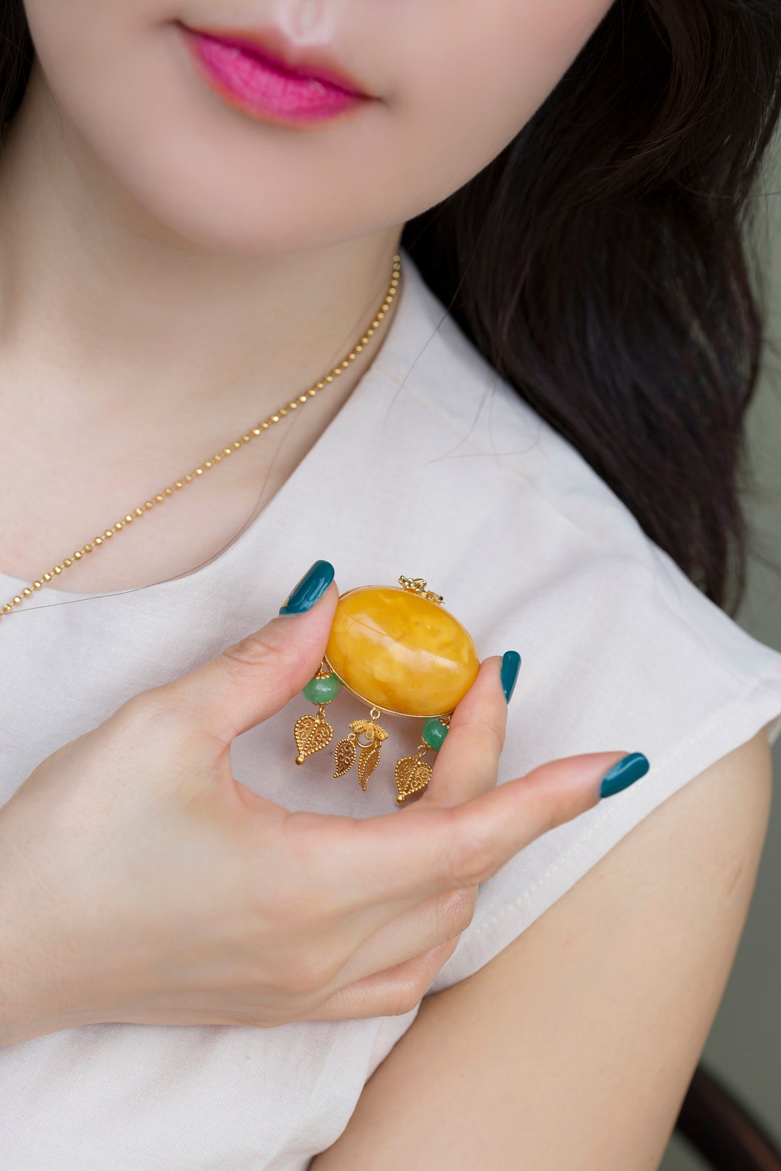 Korean style jewelry necklaces korean drama jewelry Etsy