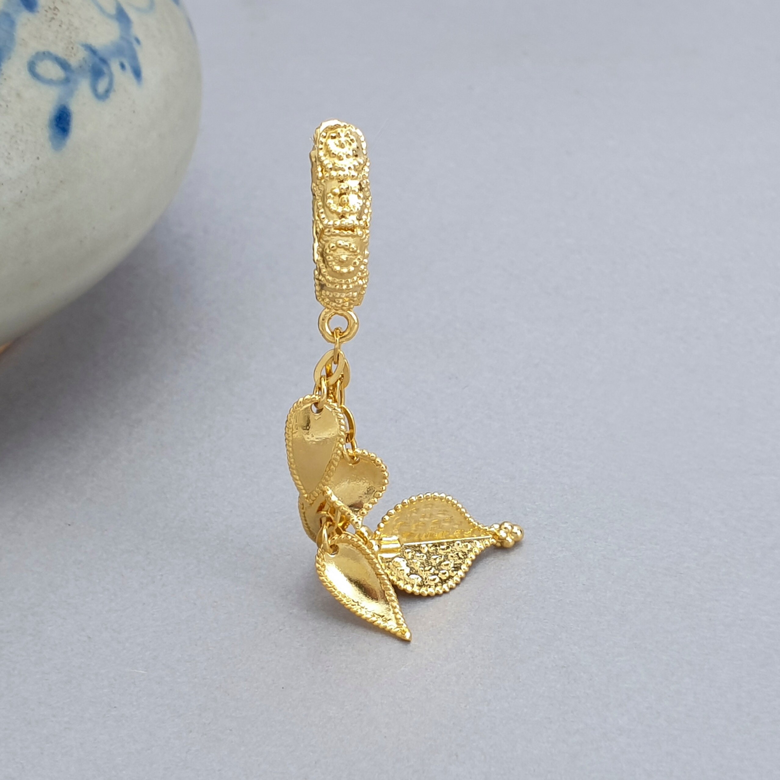 Ancient Korean Kingdom Dynasty Earrings, Korea Traditional