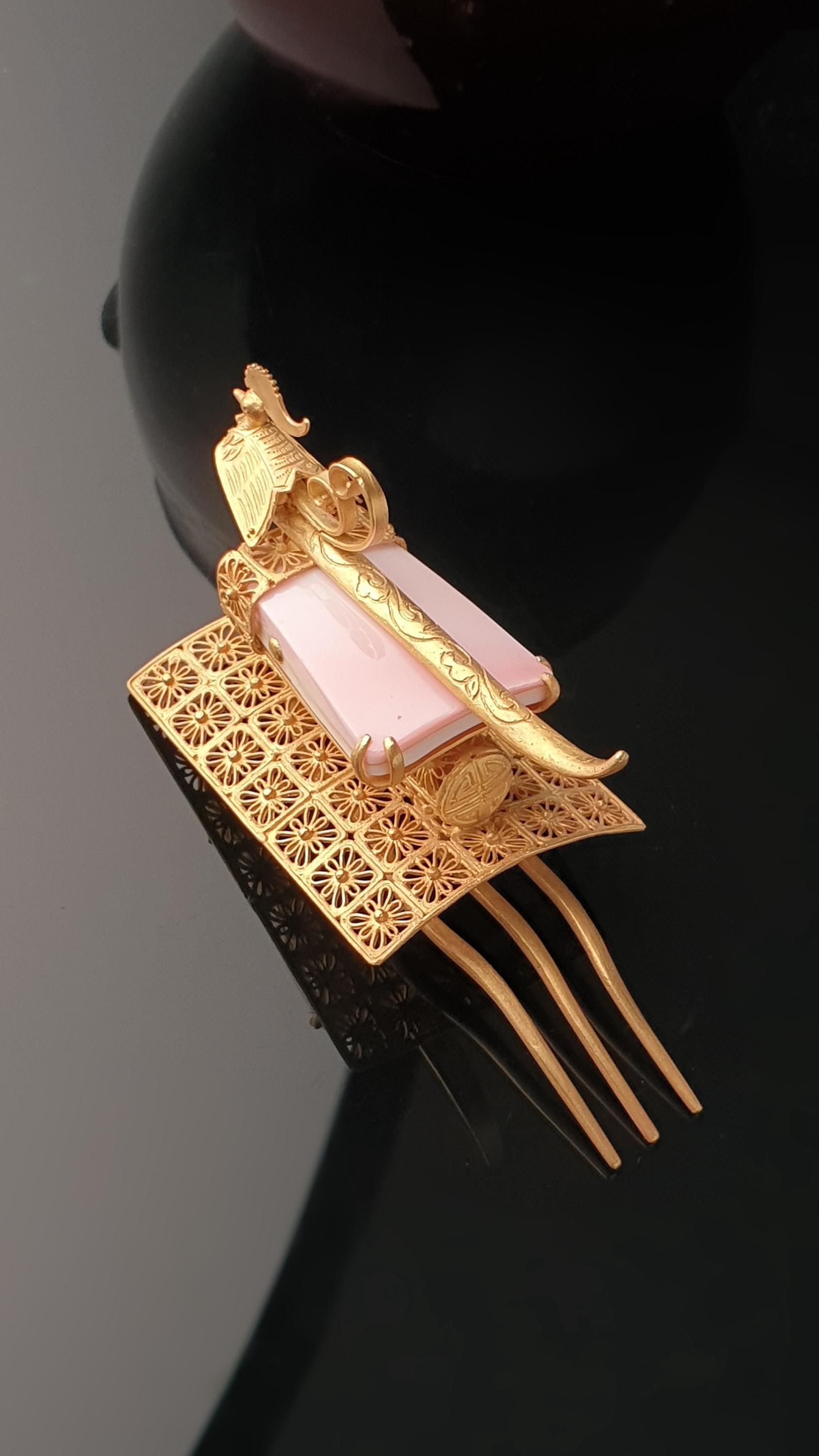 Sterling Silver Phoenix Tiara Cheopji – Traditional Korean Bridal