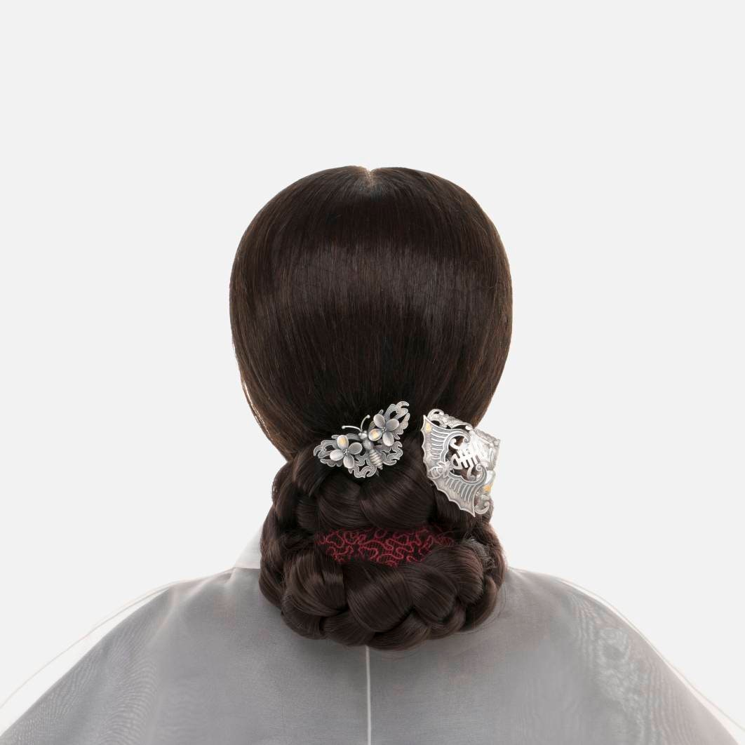 Hair pin kdrama Korean hair stick with silver binyeo for Etsy