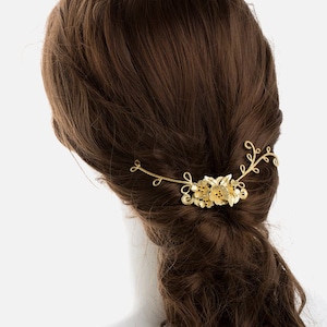 Seoul Korea Kdrama Kpop hairpin hair clip, hairpin hair grip silver with gemstone NASCHENKAKorean fashion jewelry