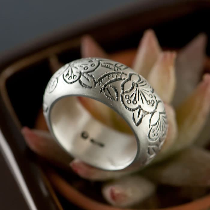 Korea Silver Artisan Ring by NASCHENKA • Your size Silver Ring • Hanbok ring • Best Gift • Anniversary Gift • Korea ring