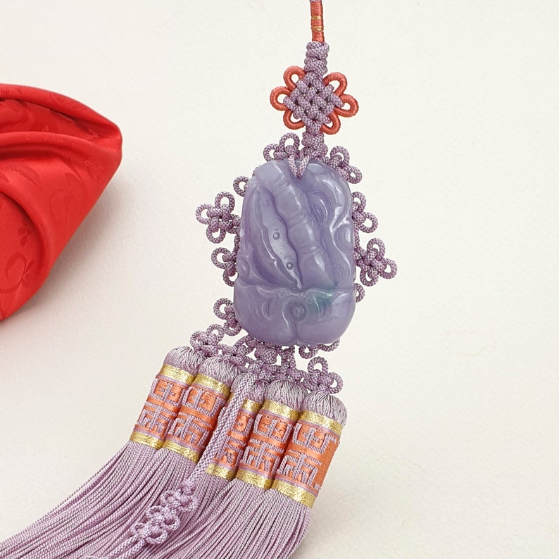 Made in Korea Jade Jewelry Korean Hanbok Silk Norigae Jade Etsy
