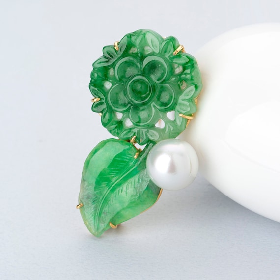 Buy Seoul Natural Gemstone Silver Brooch Traditional Korean