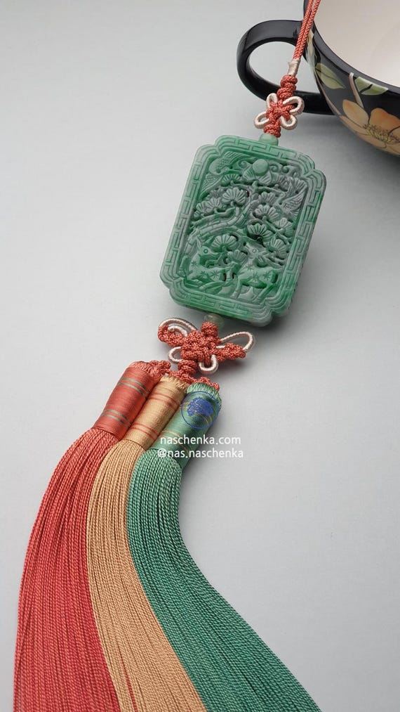 Norigae High Quality Jade Norigae Korean Silk Jade Norigae - High