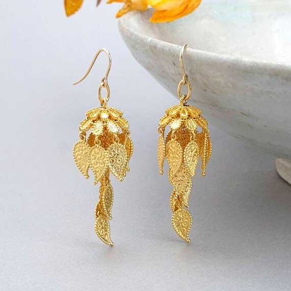 [Golden dew] 韓国☆18K Gold☆Dumoon Light 3 Earrings Golden dew] 韓国☆18K Gold☆Dumoon Light 3 Earrings