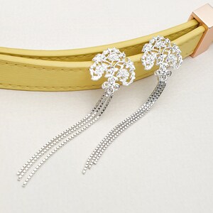 Seoul korea silver jewelry korea tassle handmade earrings Korea kingdom dynasty king and queen earrings korea jewelry earrings NASCHENKA