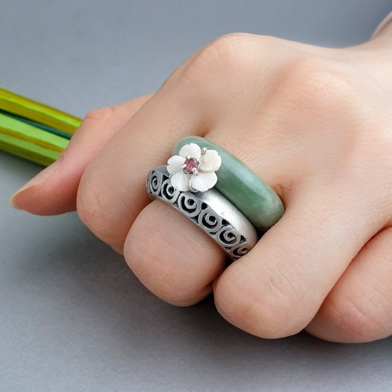 Seoul NASCHENKA Traditional Korean Hanbok Stone Jade Ring for Women and  Mens Wedding Band Ring Moms Anniversary Giftkorean Fashion Jewelry - Etsy |  Korean jewelry, Jade ring, Antique silver rings