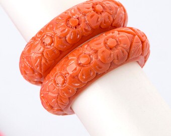 US 8 ~ 8.5 coral rings, coral twin ring, Stone Jewelry, coral ring band, korea hanbok ring, coral ring, korea jewelry, hanbok women RING