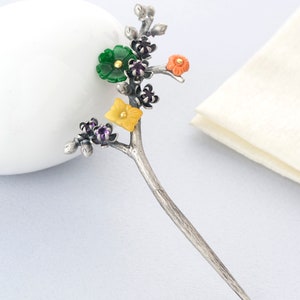 Korean hair stick , korean wedding hair jewelry, hair stick, binyeo, hanbok, silver hair pin hair stacking layering, kingdom jewelry 뒤꽂이