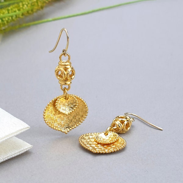 Korean Drop Earrings Etsy