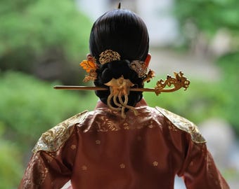 Royal Traditioanl Korea Hair Stick Jewelry Hanbok Hair Pin